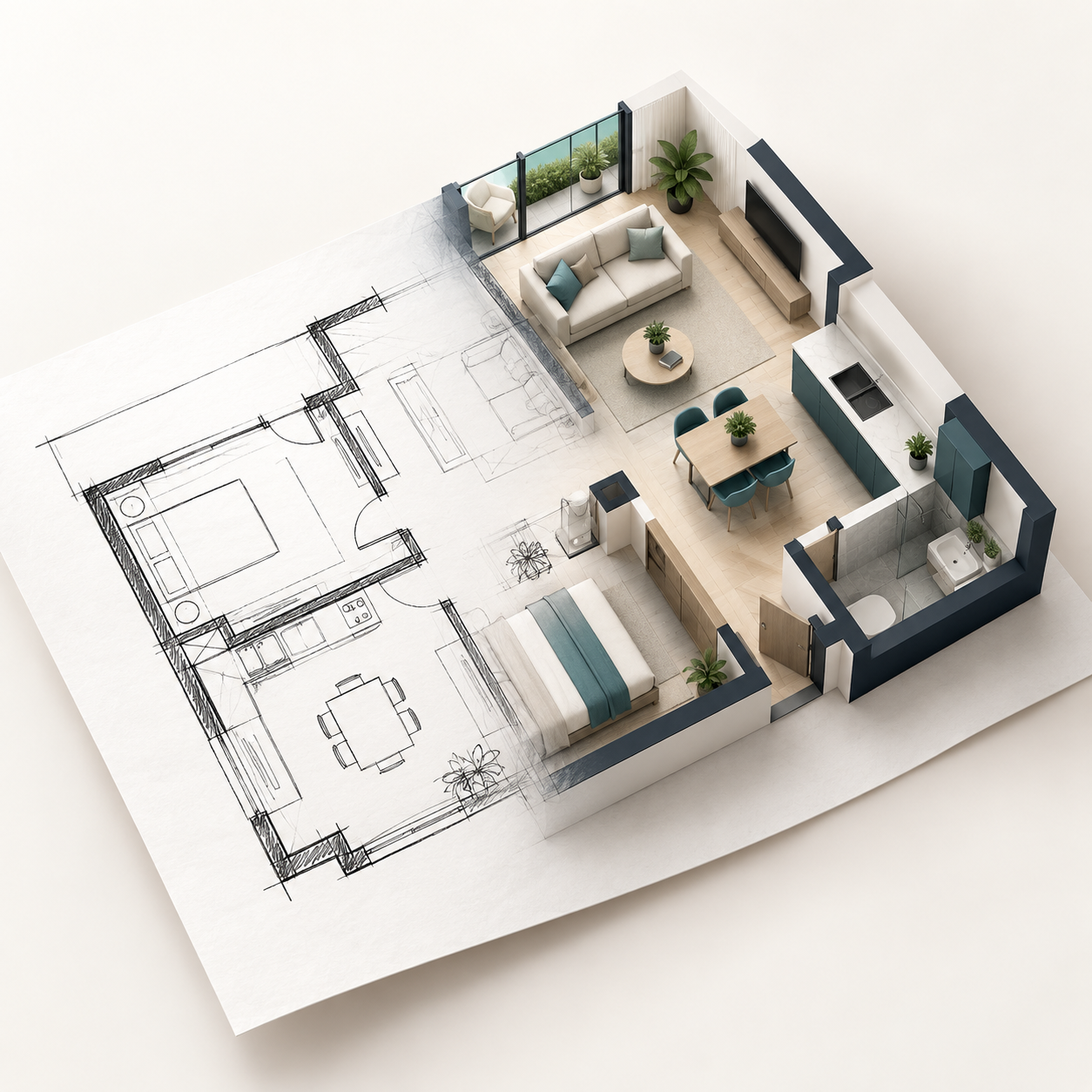 3D Floor plan